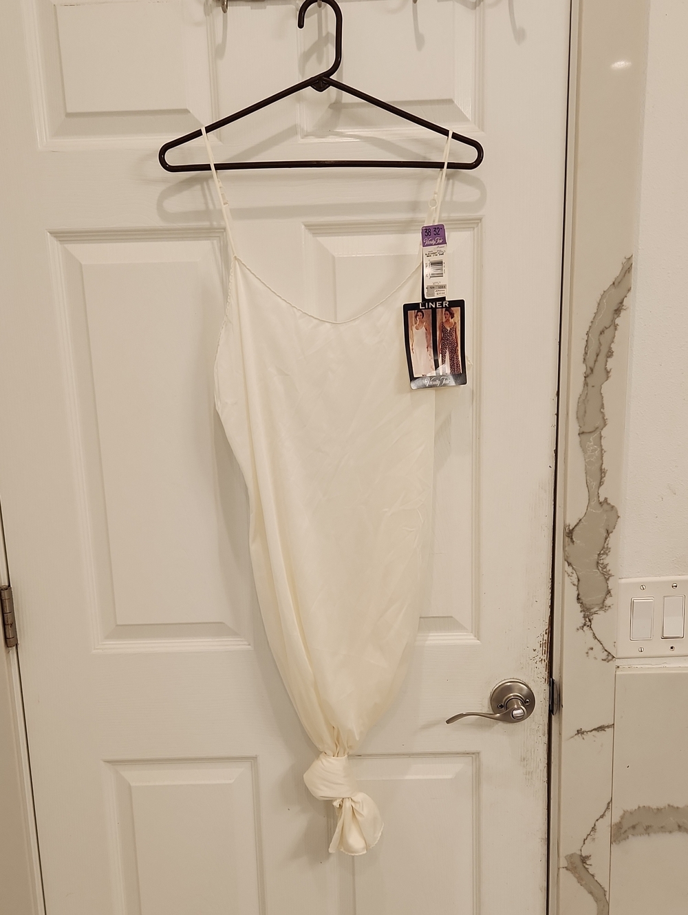 Vanity Fair Ivory Spaghetti Strap Slip
